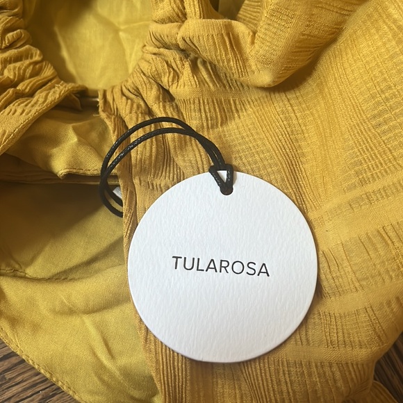 Tularosa - Molly Blouse in Mustard Yellow (size small) - Picture 8 of 8